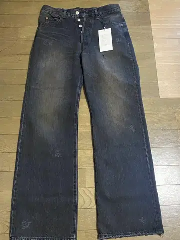 25AW ssstein 플레어 데님 진 블랙 XS