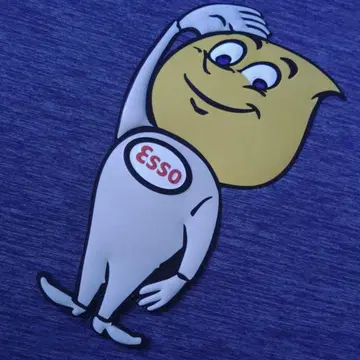 90년대 ESSO 에소 보이 빈티지 사인 간판