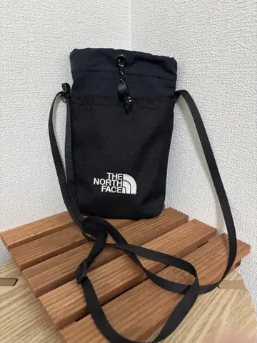 THE NORTH FACE 스트링 개더 미니 숄더 BLACK