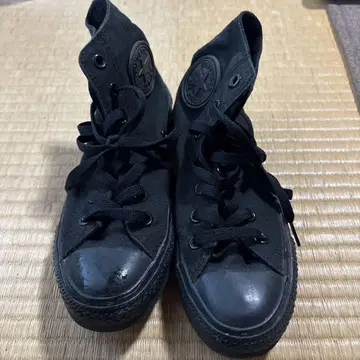 CONVERSE 올스타 하이컷 스니커즈 블랙