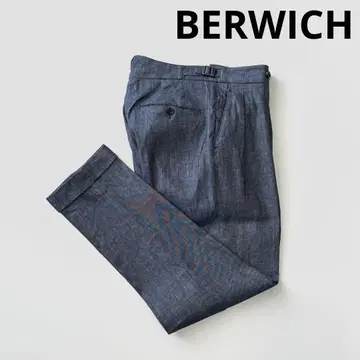 BERWICH 베르위치 스코틀랜드 린넨 코튼 스트레치 팬츠