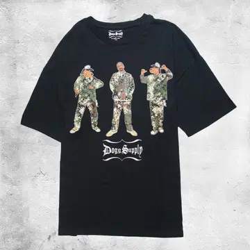 SNOOP DOGG 티셔츠 스눕 독 블랙 M 사이즈