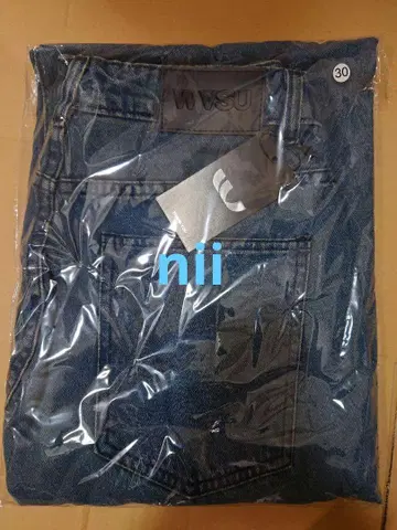 WVSU PEAT 데님 팬츠