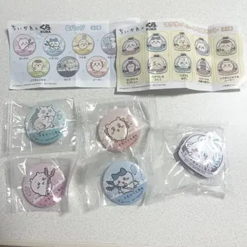 쿠라스시 치이카와 (먼작귀) 캔뱃지 마그넷 시트 5종 세트!