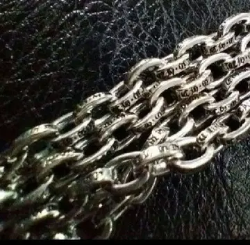 새상품 약 50cm 페이퍼 체인 silver925