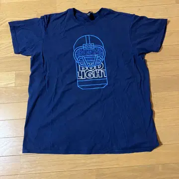 BUD LIGHT 네이비 티셔츠