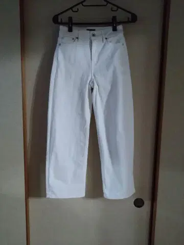INDIVI 와이드 스트레이트 데님 팬츠