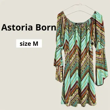 Astoria Born 지오메트릭 5부 소매 튜닉