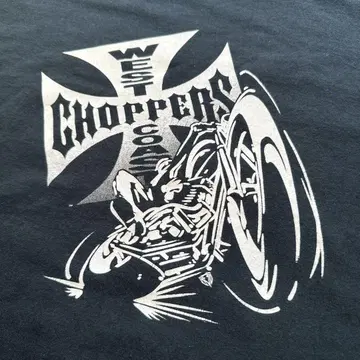 90s/00s WEST COAST CHOPPERS 레어 프린트 티셔츠