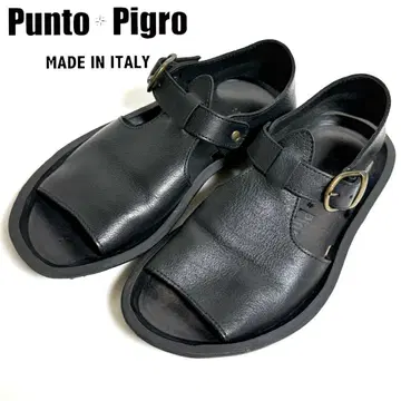 PUNTO PIGRO 이탈리아제 T-STRAP SANDALS 23cm