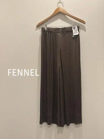 미사용 새상품 FENNEL 페넬 플리츠 팬츠 와이드 size 38