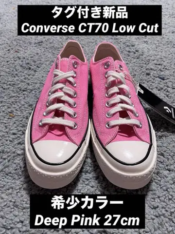 택 포함 새상품 컨버스 CT70 컨버스 로우 컷 딥 핑크