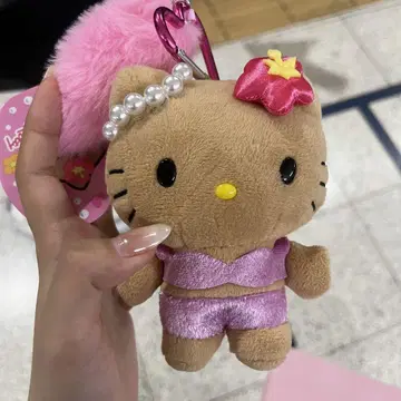 시마무라 콜라보 일광화상 키티 마스코트 참 갸루 키티 산리오