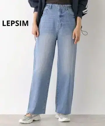 LEPSIM 렙심 라이트 블루 스트레이트 데님 팬츠 S 사이즈