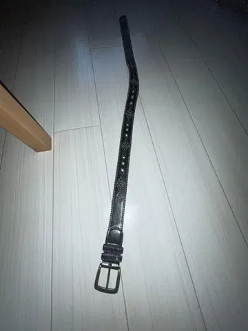 스터드 장식 블랙 남성용 벨트