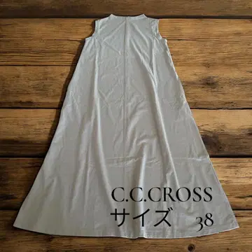 C.C.CROSS 슬리브리스 롱 원피스 사이즈 M