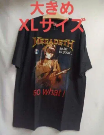 밴드 티셔츠 MEGADETH 메가데스 XL 사이즈