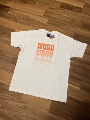PRO TAG WOOD 4단 티셔츠 화이트 XL