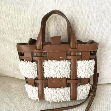 ZARA 숄더백 모코모코 브라운