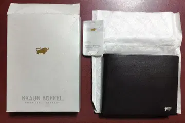미사용품 두겹 지갑 BRAUN BUFFEL 브라운 버펠