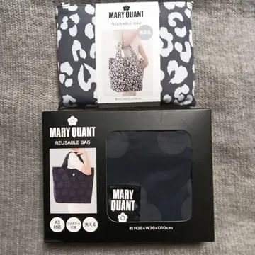 2개 MARY QUANT 마리 퀀트 에코백