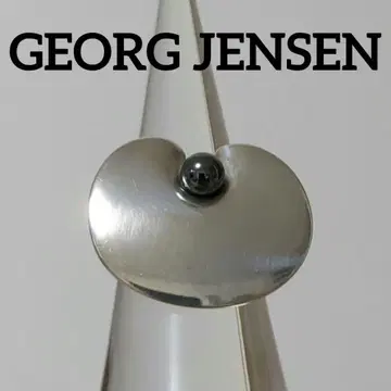GEORG JENSEN 반지 #351 실버 925 은 헤마타이트