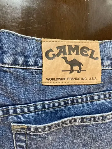 CAMEL 블루 스트레이트 데님 USA제