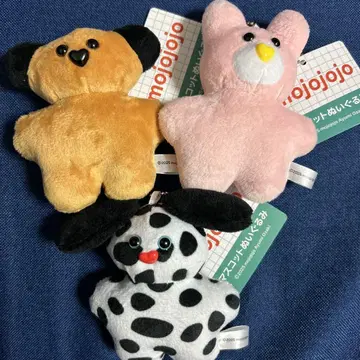 새상품 mojojojo 마스코트 봉제 인형 3종 3개 세트 모조죠죠