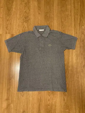 LACOSTE 그레이 피케 셔츠 사이즈 3