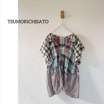 TSUMORICHISATO 츠모리치사토 체크 무늬 블라우스