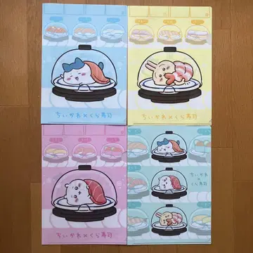 치이카와 (먼작귀) 쿠라스시 클리어 파일 4장 세트