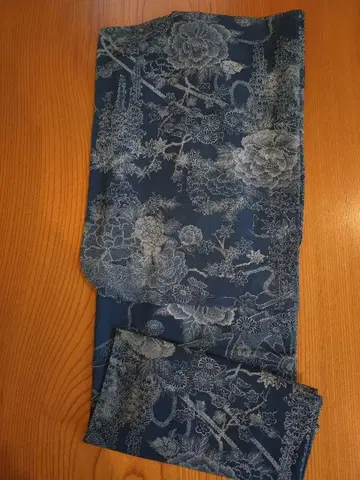 네이비 나염 유카타