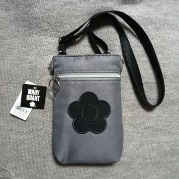 새상품 MARYQUANT 마리콴트 스마트폰 숄더백 그레이