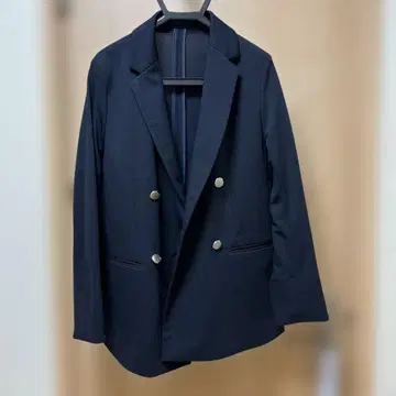 더블 자켓 네이비