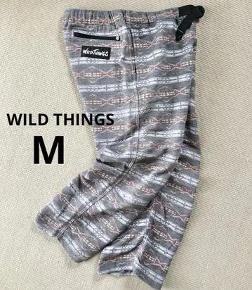 WILD THINGS 와일드 띵스 네이티브 무늬 클라이밍 팬츠 M