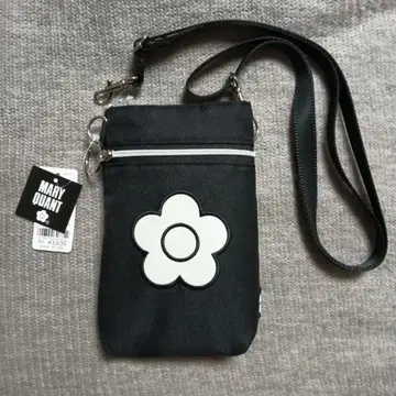 새상품 MARYQUANT 마리콴트 스마트폰 숄더 블랙