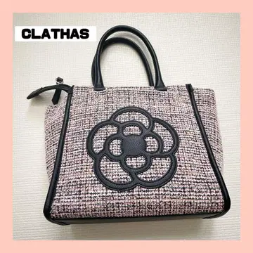 [CLATHAS] 핸드백 숄더백 2way 트위드 핑크 계열