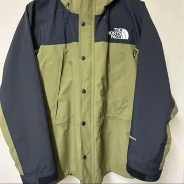 THE NORTH FACE 마운틴 후드티 올리브/블랙