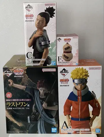 제일복권 NARUTO-나루토- 중닌 시험편 세트 묶음 판매 피규어