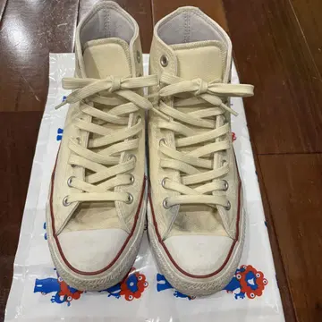 CONVERSE ALLSTAR 8 하이컷 스니커즈 크림 26.5cm