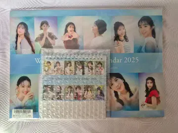 미개봉 새상품 웨더 뉴스 캐스터 달력 2025 코마키 유이 사인 포함