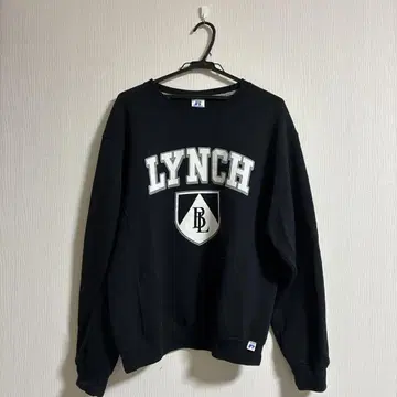 RUSSELL ATHLETIC LYNCH 맨투맨 블랙 90's