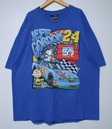 Jeff Gordon PEANUTS 스누피 NASCAR 티셔츠 XL