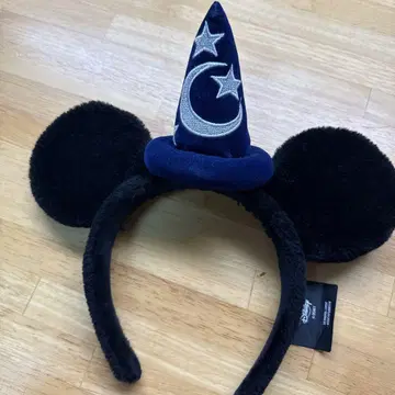 미키 마우스 귀 마법사 모자 머리띠