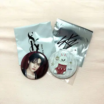 Stray Kids 스키즈 리노 리비트 캔뱃지 크리스마스 POPUP