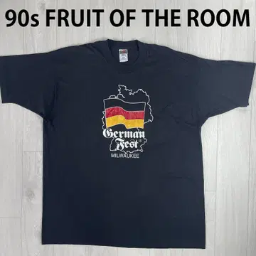 90년대 USA제 프룻 오브 더 룸 독일 싱글 스티치 2XL