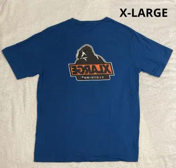 X-LARGE 엑스라지 개성 패턴 빅 로고 티셔츠 반팔 남성용 XL