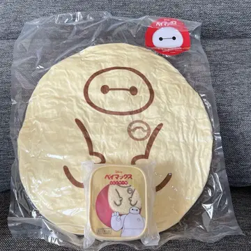 베이맥스 쿠션, 클리어 파우치 2개 세트 도쿄 바나나 콜라보