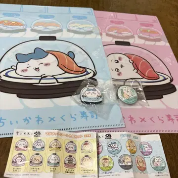 치이카와 (먼작귀) 쿠라스시 클리어 파일 캔뱃지 마그넷 시트