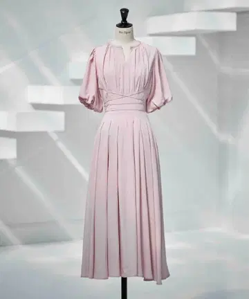 정품 Herlipto Fountain Lace Up Bow Dress M